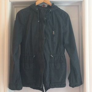 H&M Divided Utility Style Grey Jacket with Hood